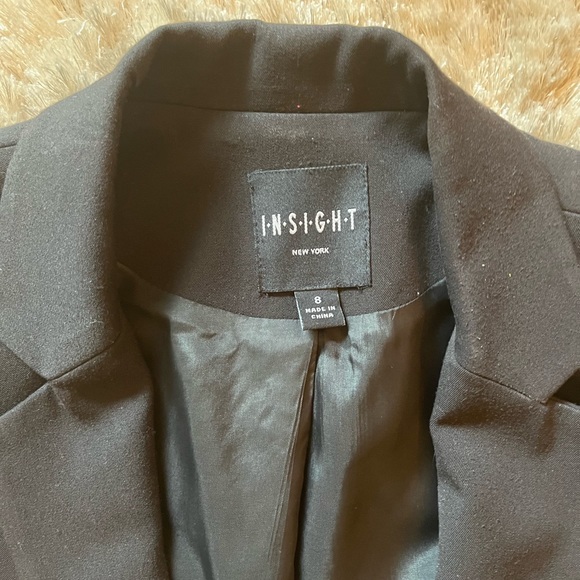 Insight black blazer size 8 - Picture 2 of 5